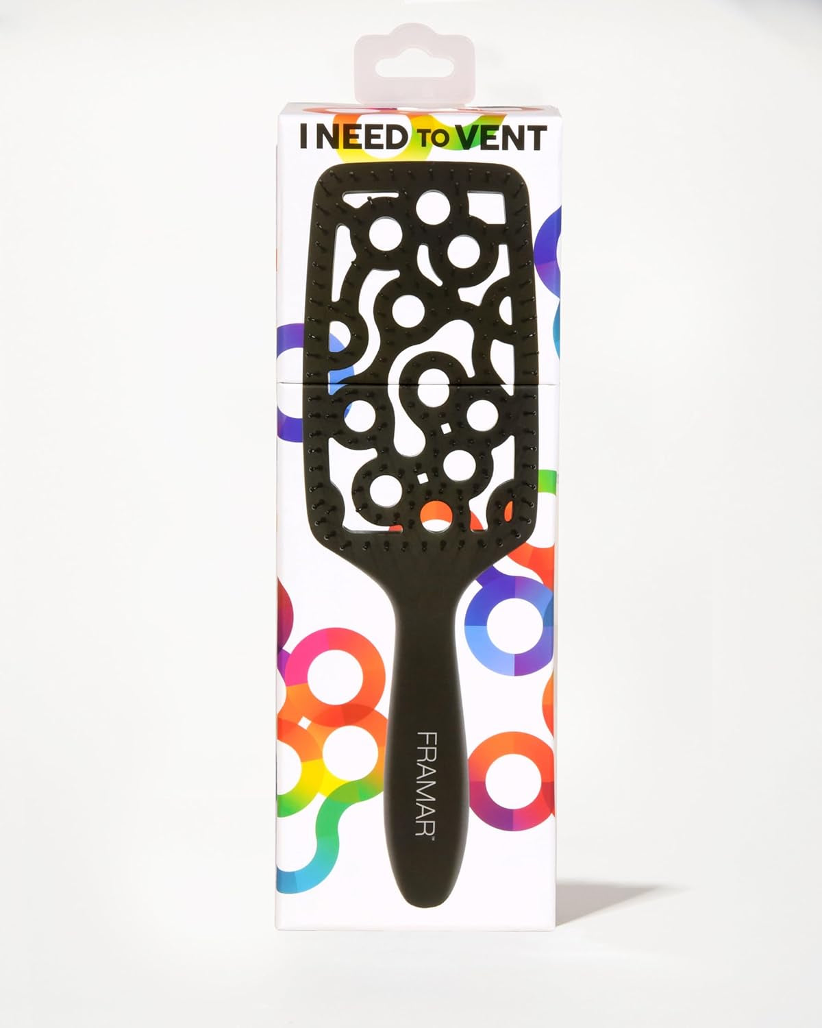 Brosse Demelante Cheveux Bouclés - Brosse Cheveux Bouclés, Brosse a Cheveux Demelante, Brosse Cheveux Demelante, Brosse Flexible Ventilée, Brosse Brushing Professionnel, Brosse a Brushing, Noir